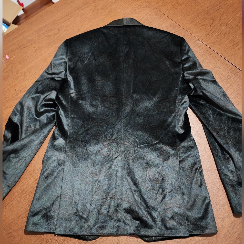 Murano Elegant Black Men's Blazer Jacket - Picture 10 of 10